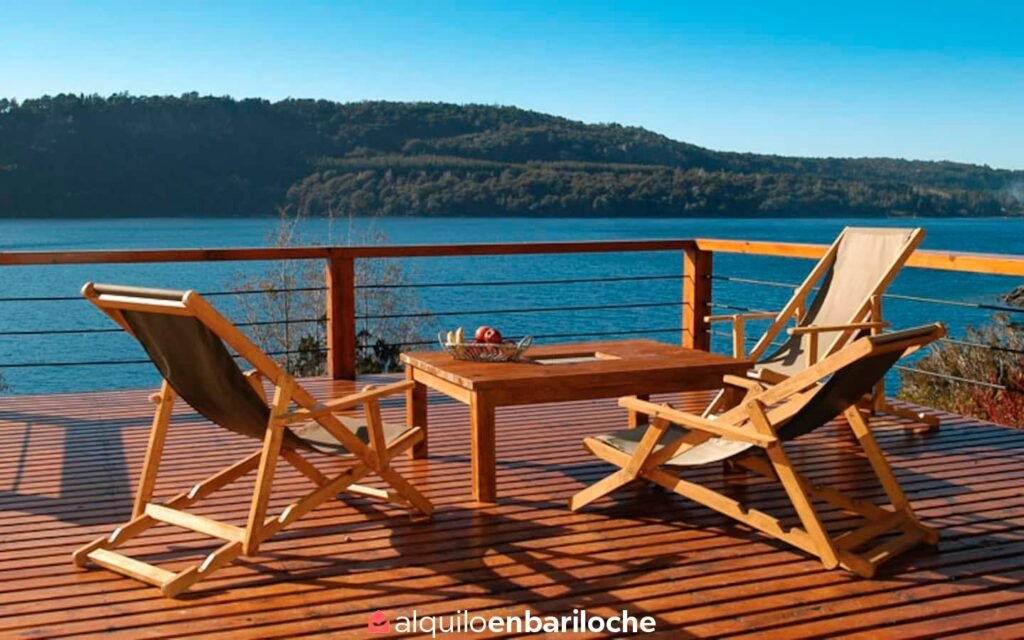 Casa con costa del Nahuel Huapi en Valle Escondido para 8 personas