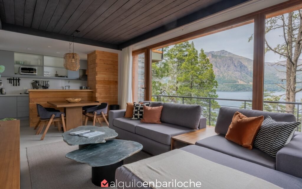 Departamento para 2 con vista al Lago Gutiérrez en Peñón de Arelauquen