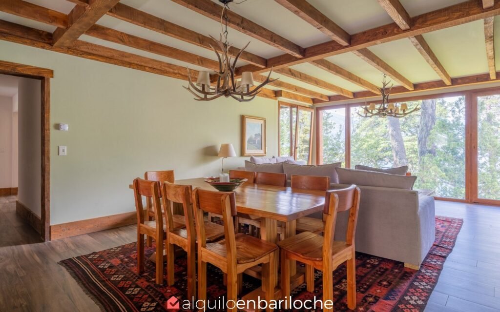 Departamento para 8 con acceso al lago en Peñón de Arelauquen