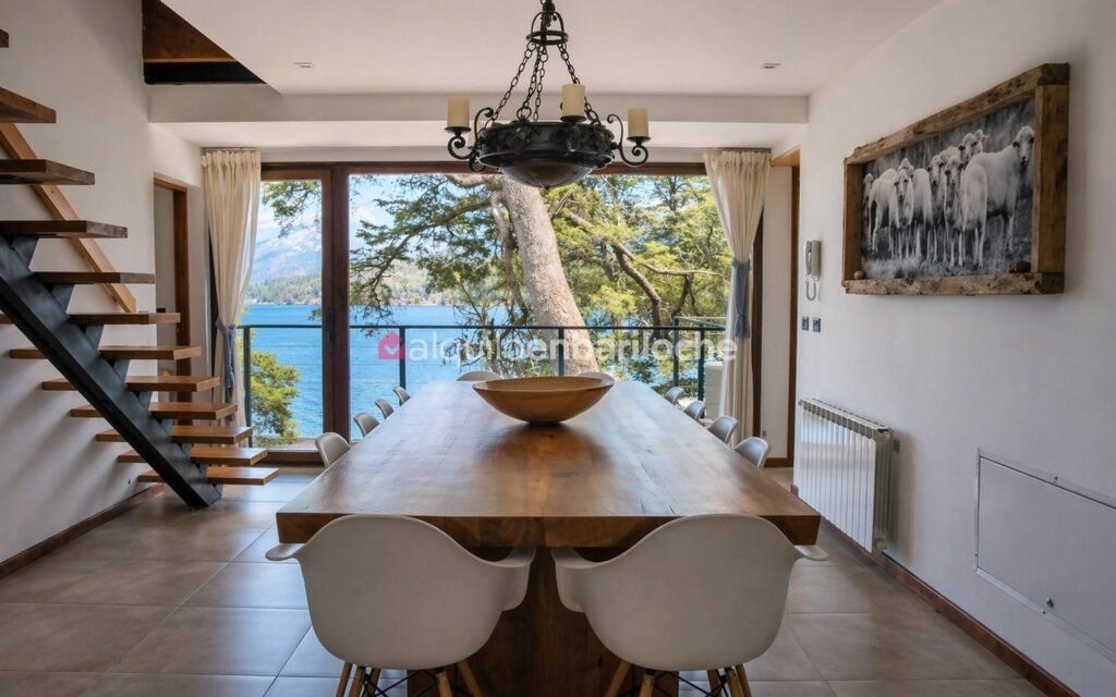 Casa con Costa de Lago Nahuel Huapi y Muelle en Península San Pedro, foto 16