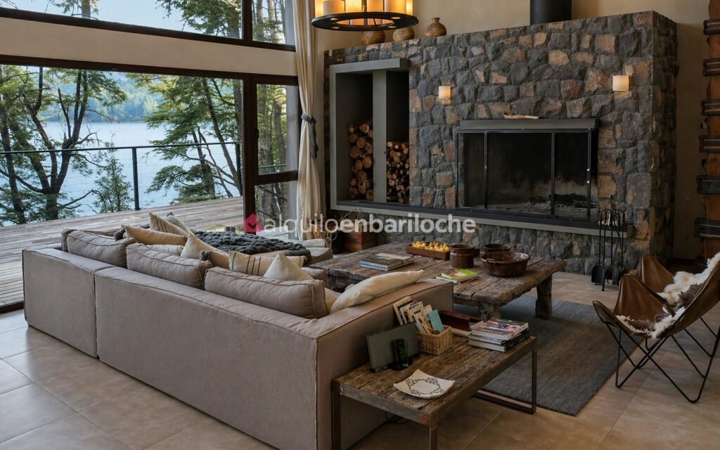 Casa con Costa de Lago Nahuel Huapi y Muelle en Península San Pedro, foto 7