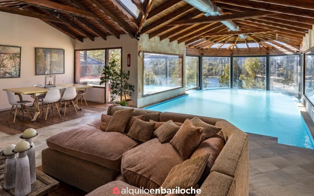 Casa sobre el Lago Moreno, Piscina Climatizada y Muelle en Bariloche, foto 29