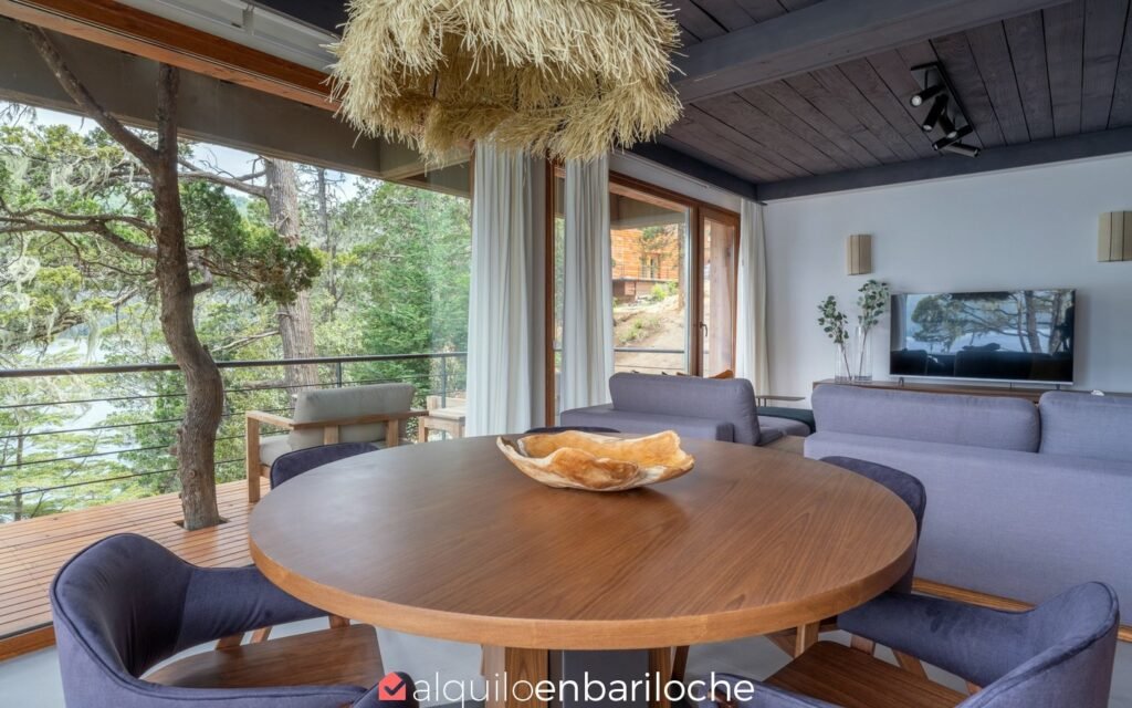 Departamento para 6 con piscina climatizada del complejo en Peñón