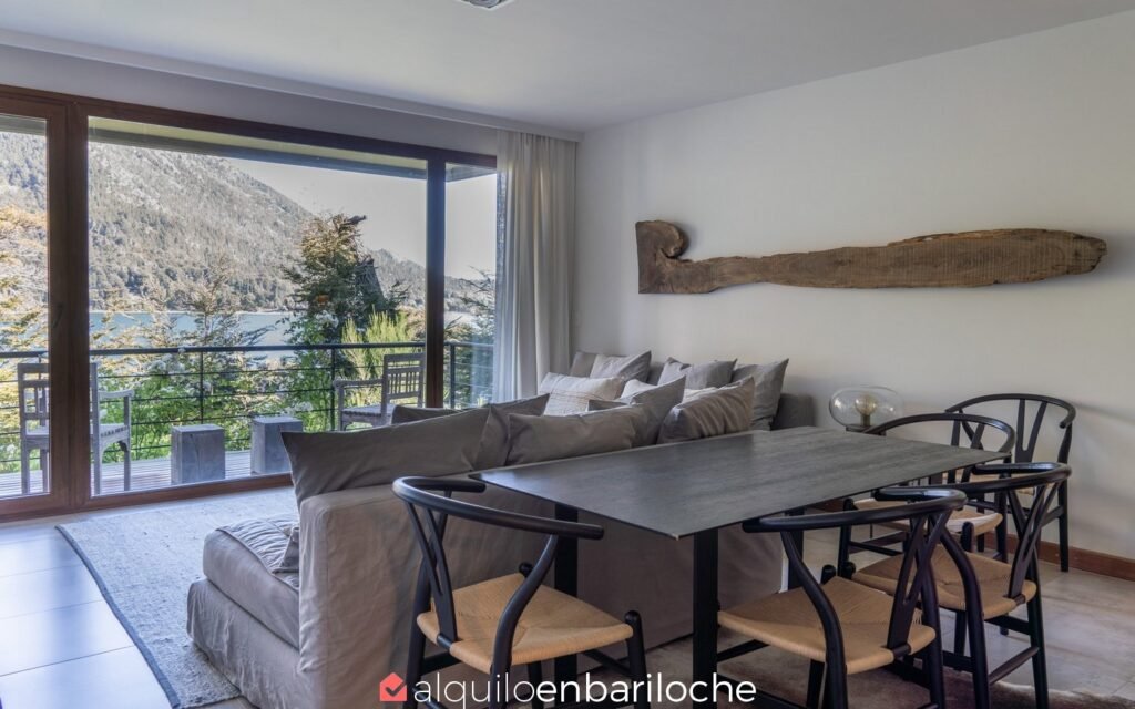 Departamento para 4 con vista al lago en Peñón de Arelauquen