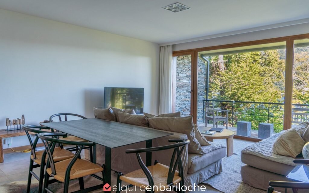 Departamento para 4 con vista al lago en Peñón de Arelauquen