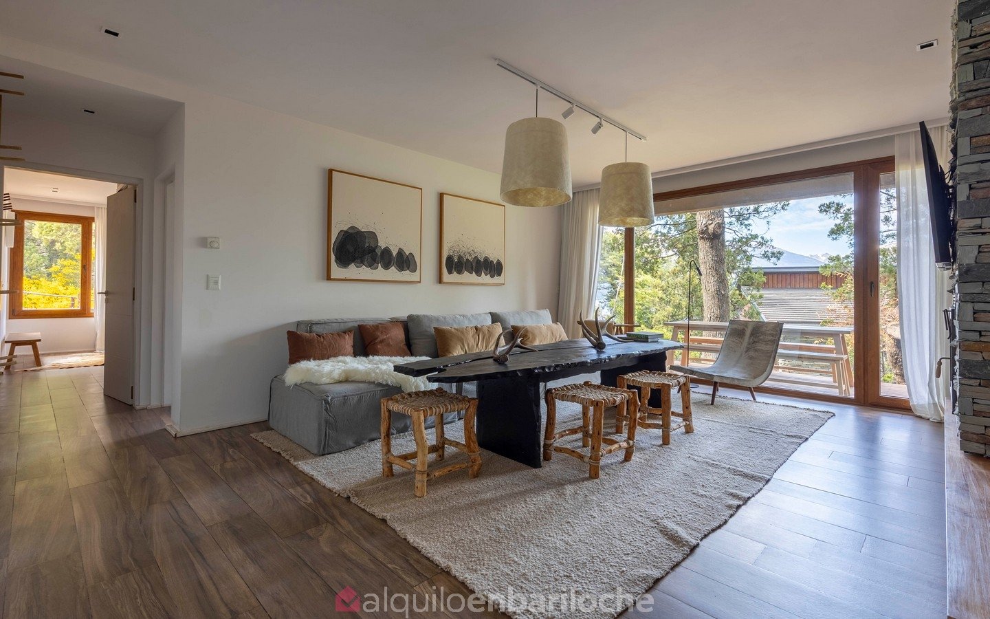 Departamento Planta Baja en Peñón de Arelauquen | Salida al Jardín