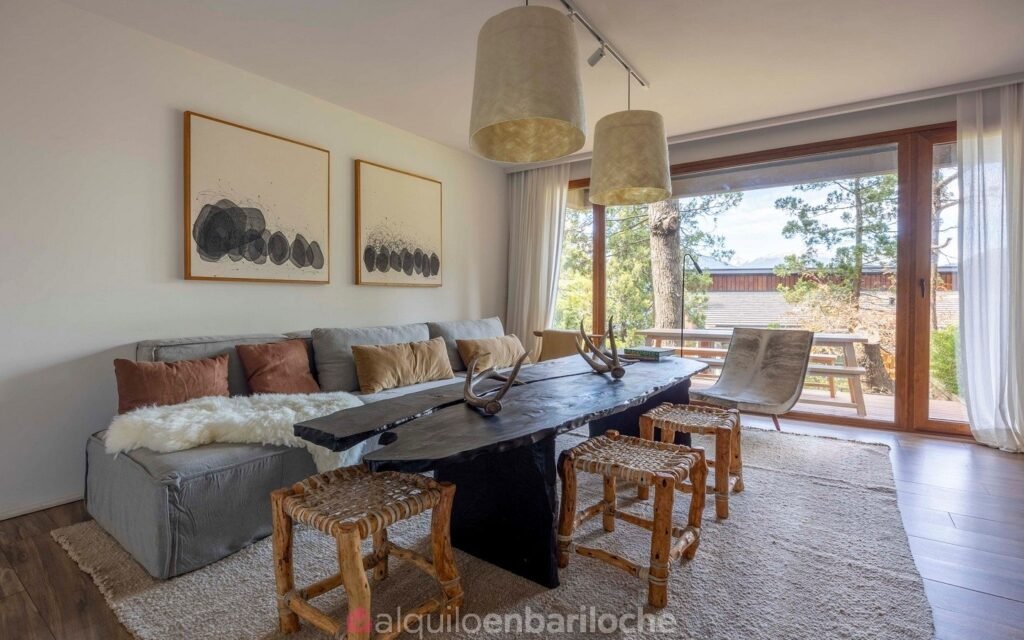 Departamento en planta baja para 4, con jardín, en Peñón de Arelauquen