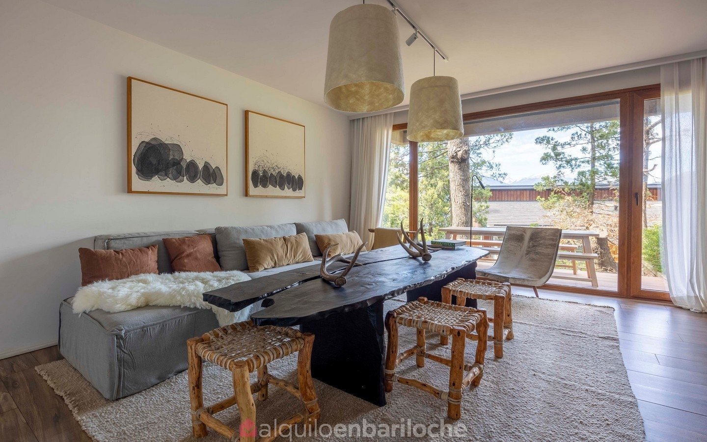 Departamento Planta Baja en Peñón de Arelauquen | Salida al Jardín