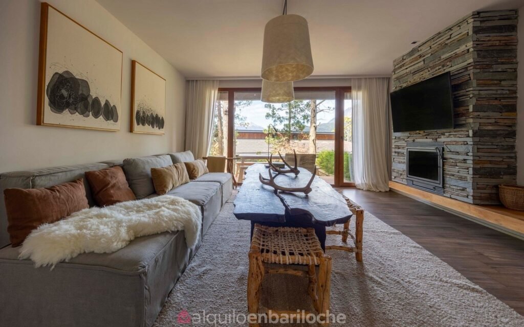 Departamento en planta baja para 4, con jardín, en Peñón de Arelauquen
