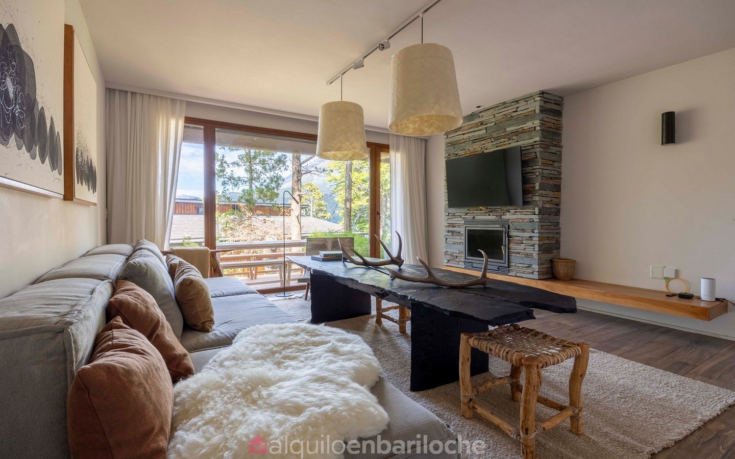 Departamento Planta Baja en Peñón de Arelauquen | Salida al Jardín