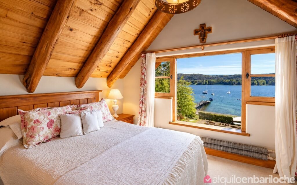 Casa con costa, playa y muelle privado sobre el Nahuel Huapi, para 11, foto 21