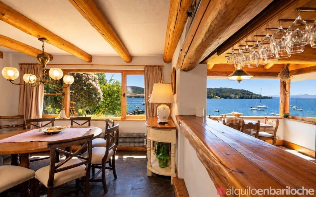 Casa con costa, playa y muelle privado sobre el Nahuel Huapi, para 11, foto 6