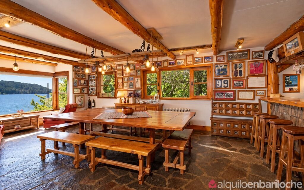 Casa con costa, playa y muelle privado sobre el Nahuel Huapi, para 11, foto 11