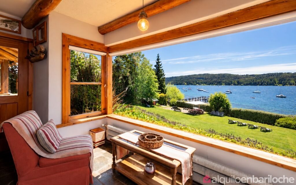 Casa con costa, playa y muelle privado sobre el Nahuel Huapi, para 11, foto 12