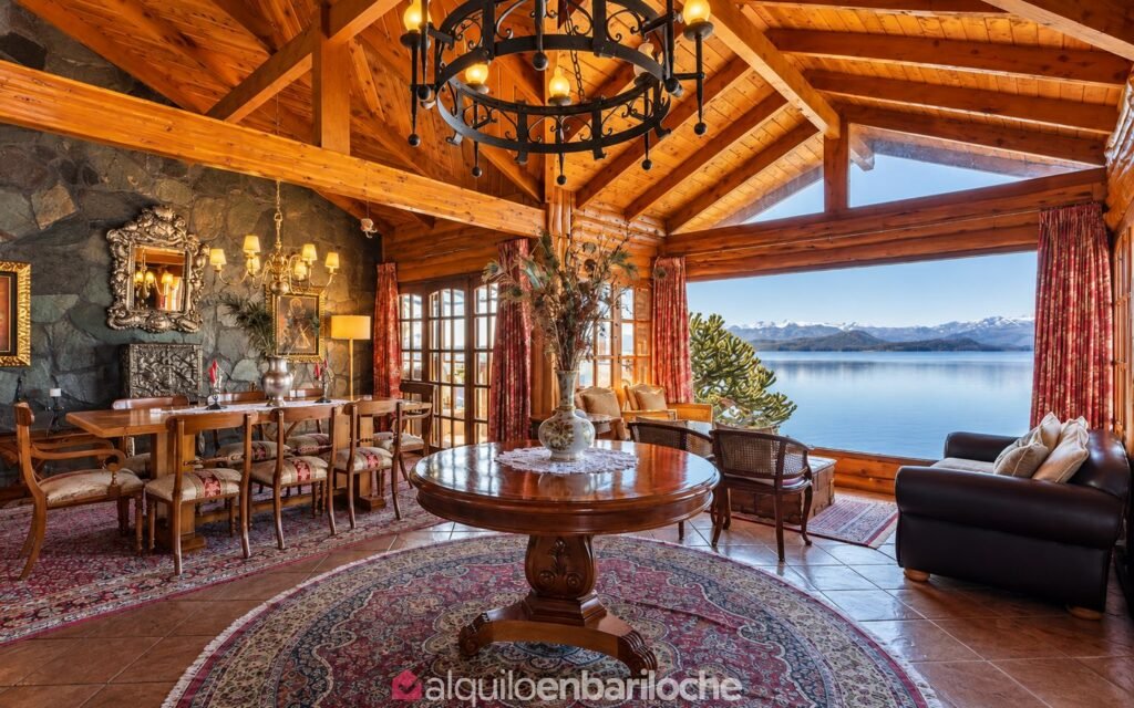 Casa con costa del Nahuel Huapi en el km 5, para 10 personas