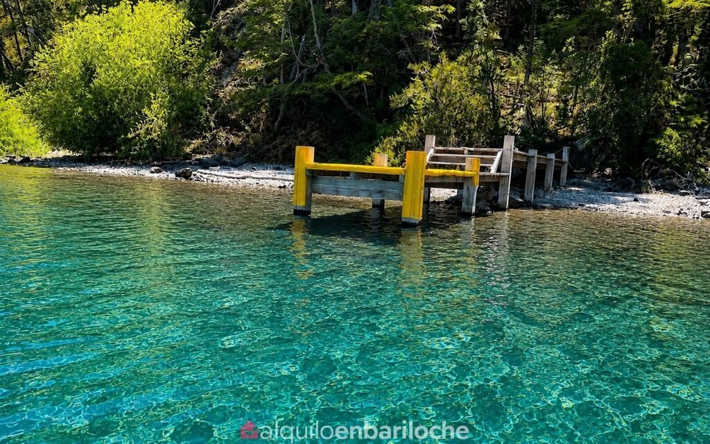Casa con Costa de Lago Nahuel Huapi y Muelle en Península San Pedro