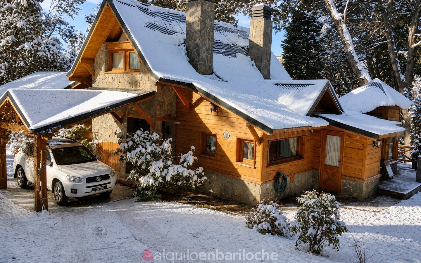 Casa con Gran Parque y Vistas al Catedral | Arelauquen Golf