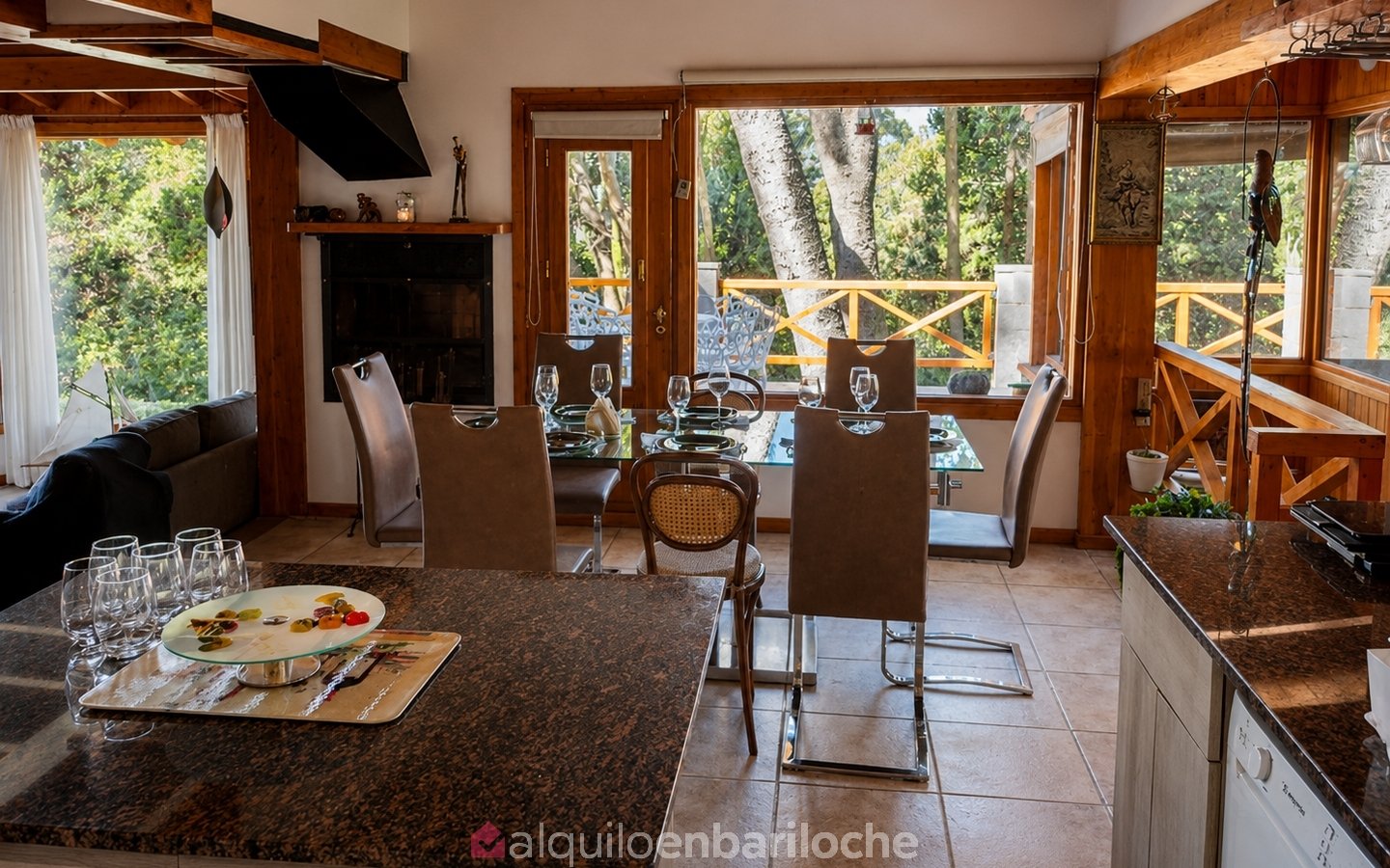 Casa con Gran Parque y Vistas al Catedral | Arelauquen Golf