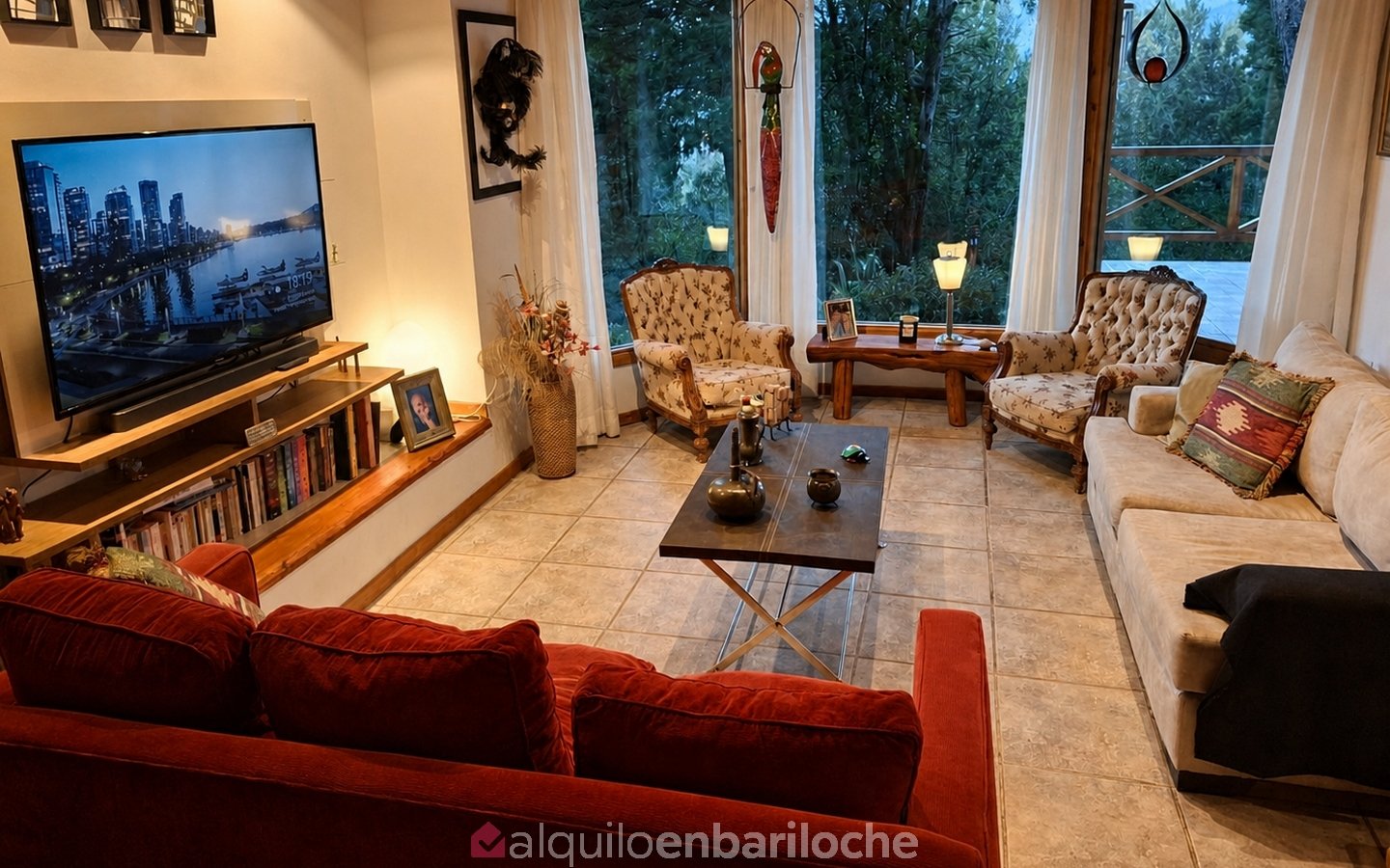 Casa con Gran Parque y Vistas al Catedral | Arelauquen Golf