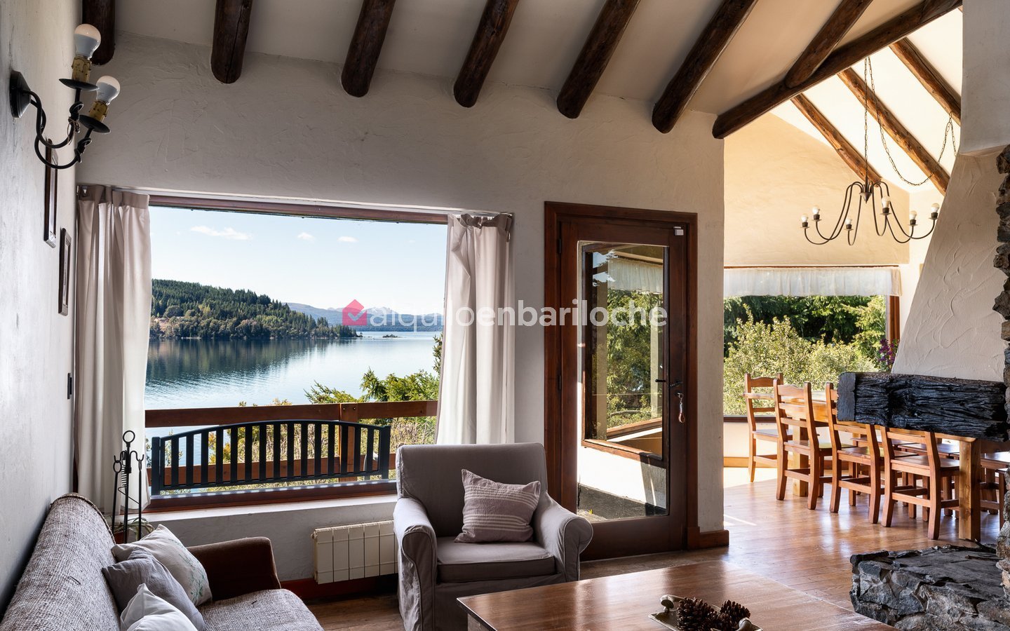 Casa con Playa en Km 12 | Alquiler con Costa de Lago