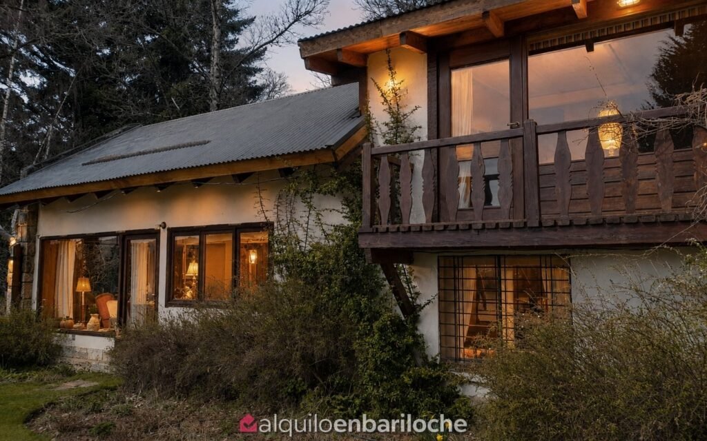 Casa para 9 personas con costa sobre el Lago Moreno en Península Llao Llao
