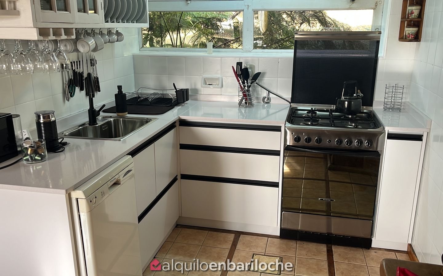 Casa para 9 personas con costa sobre el Lago Moreno en Península Llao Llao