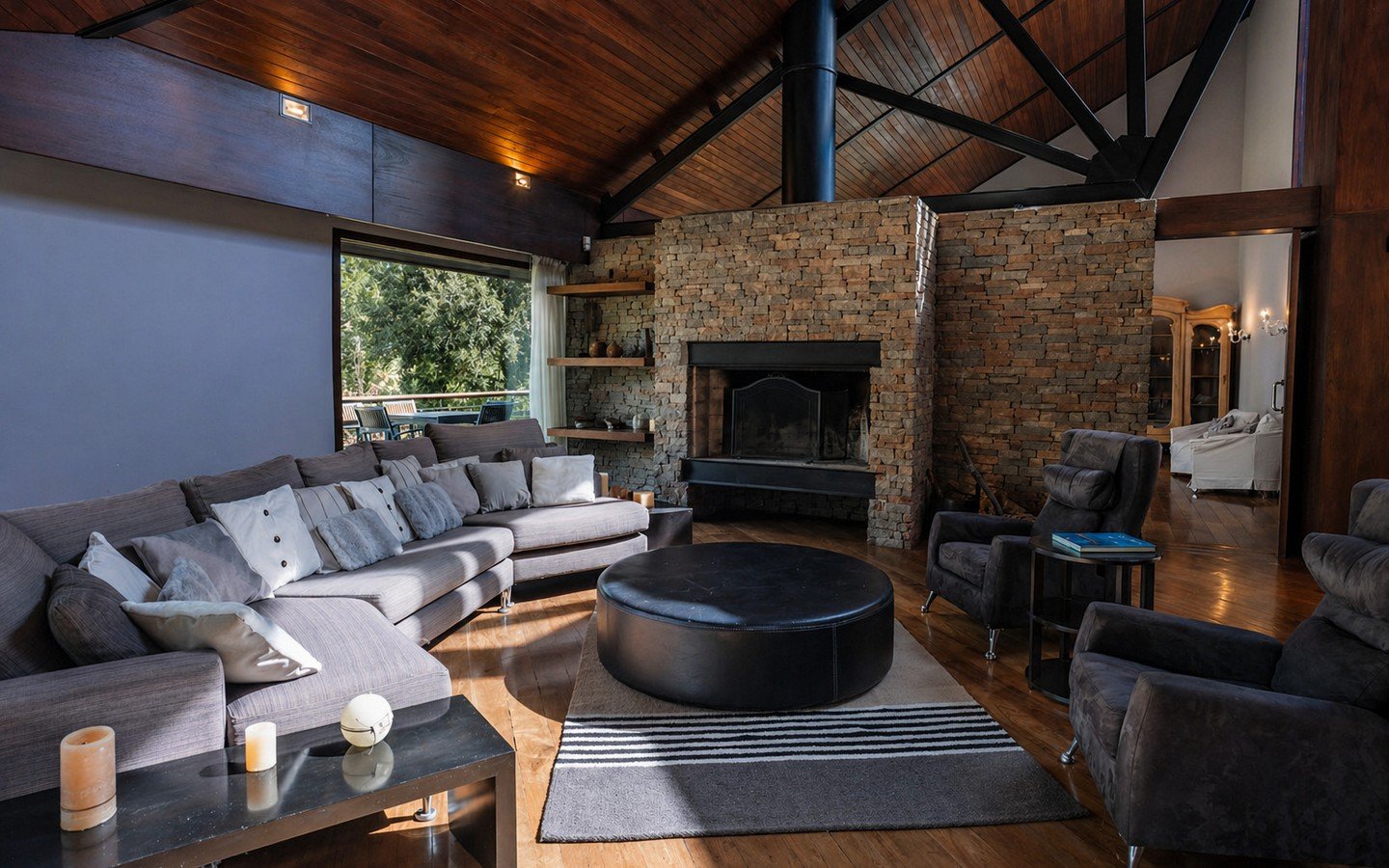 Casa para 8 en Arelauquen Golf & Country Club con vistas al golf y los cerros
