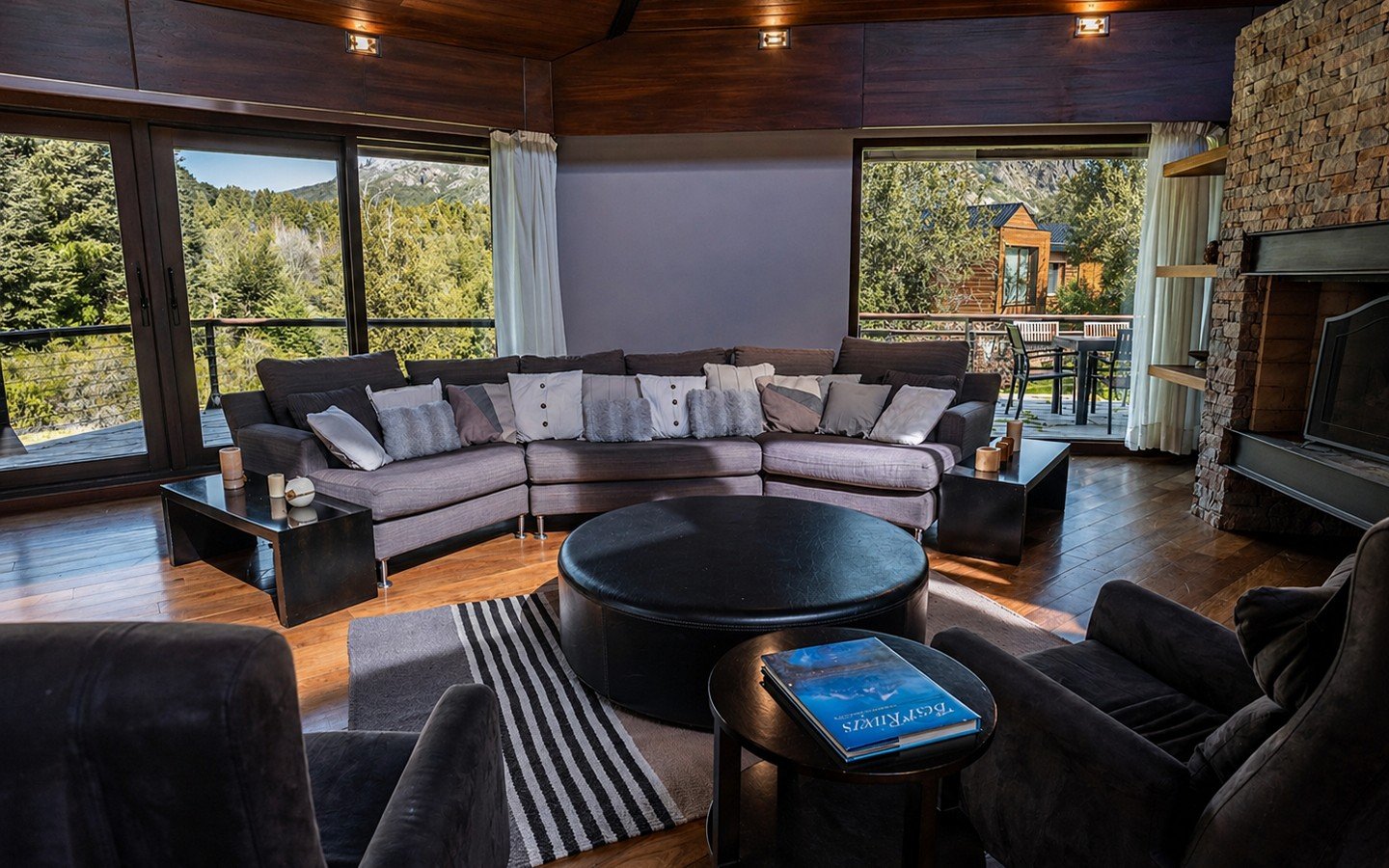 Casa para 8 en Arelauquen Golf & Country Club con vistas al golf y los cerros