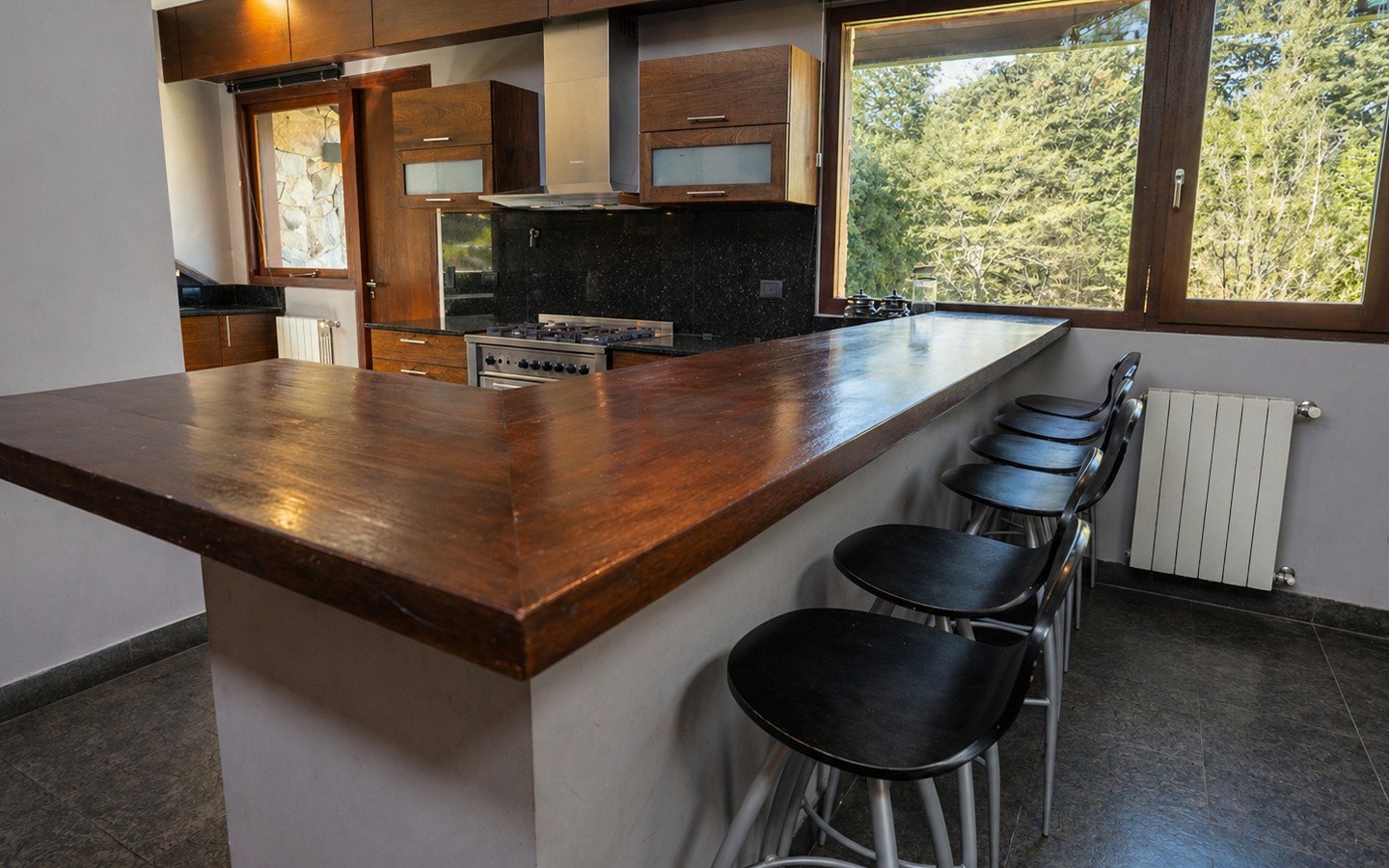 Casa para 8 en Arelauquen Golf & Country Club con vistas al golf y los cerros