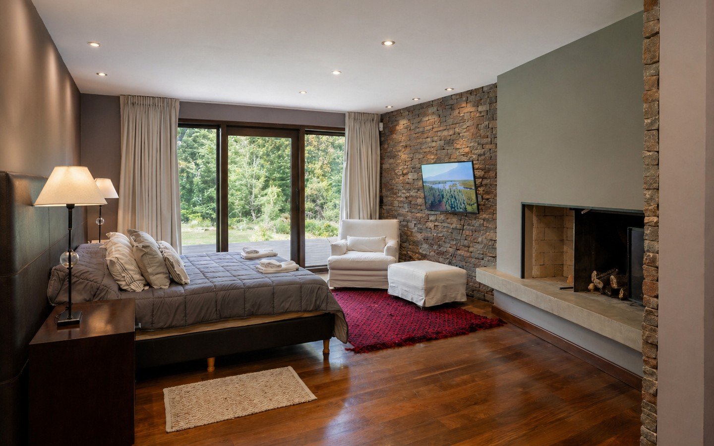 Casa para 8 en Arelauquen Golf & Country Club con vistas al golf y los cerros