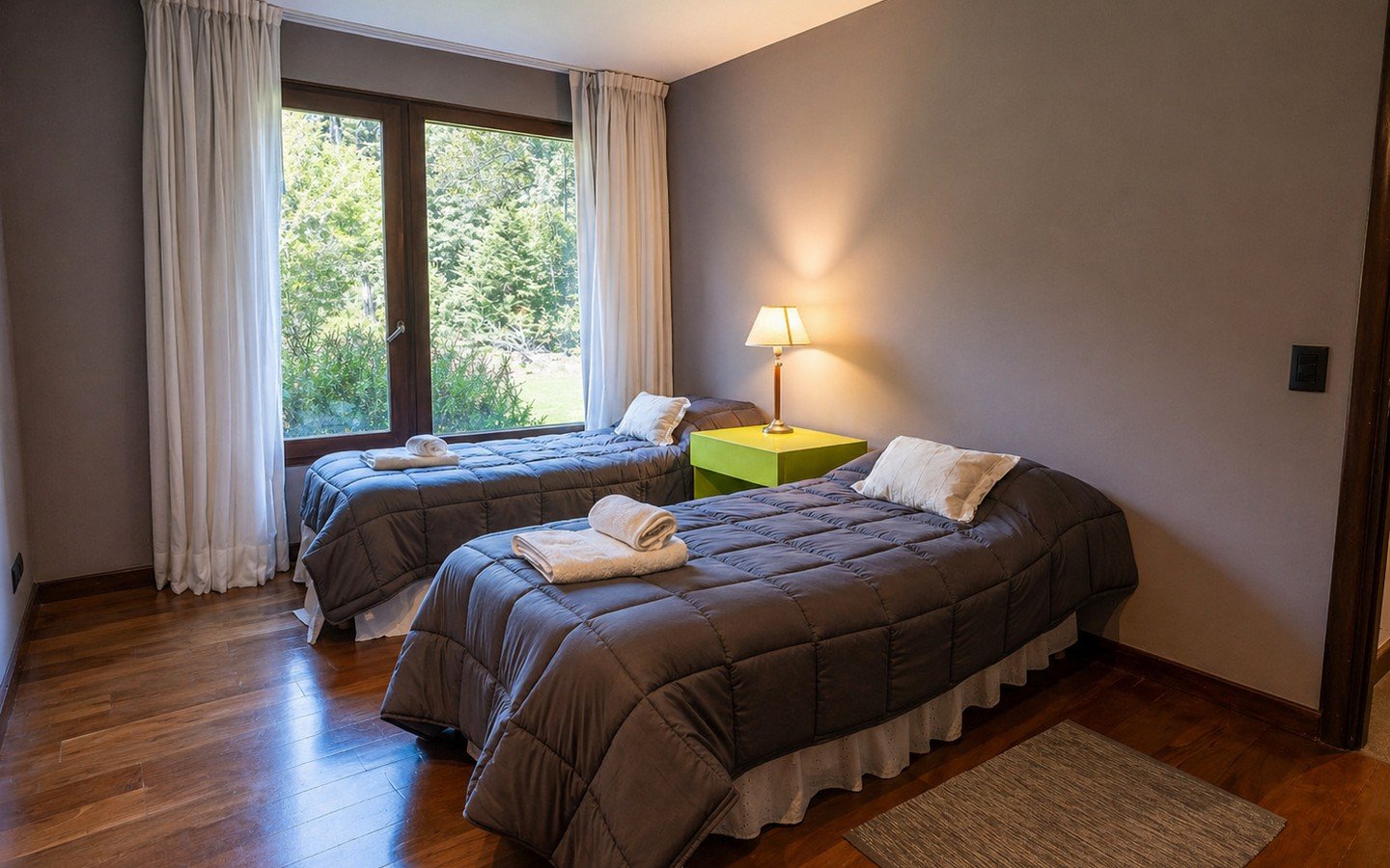 Casa para 8 en Arelauquen Golf & Country Club con vistas al golf y los cerros