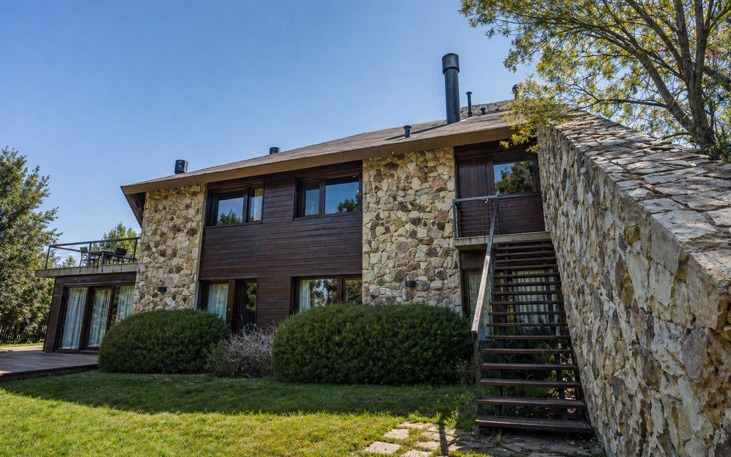 Casa para 8 en Arelauquen Golf & Country Club con vistas al golf y los cerros