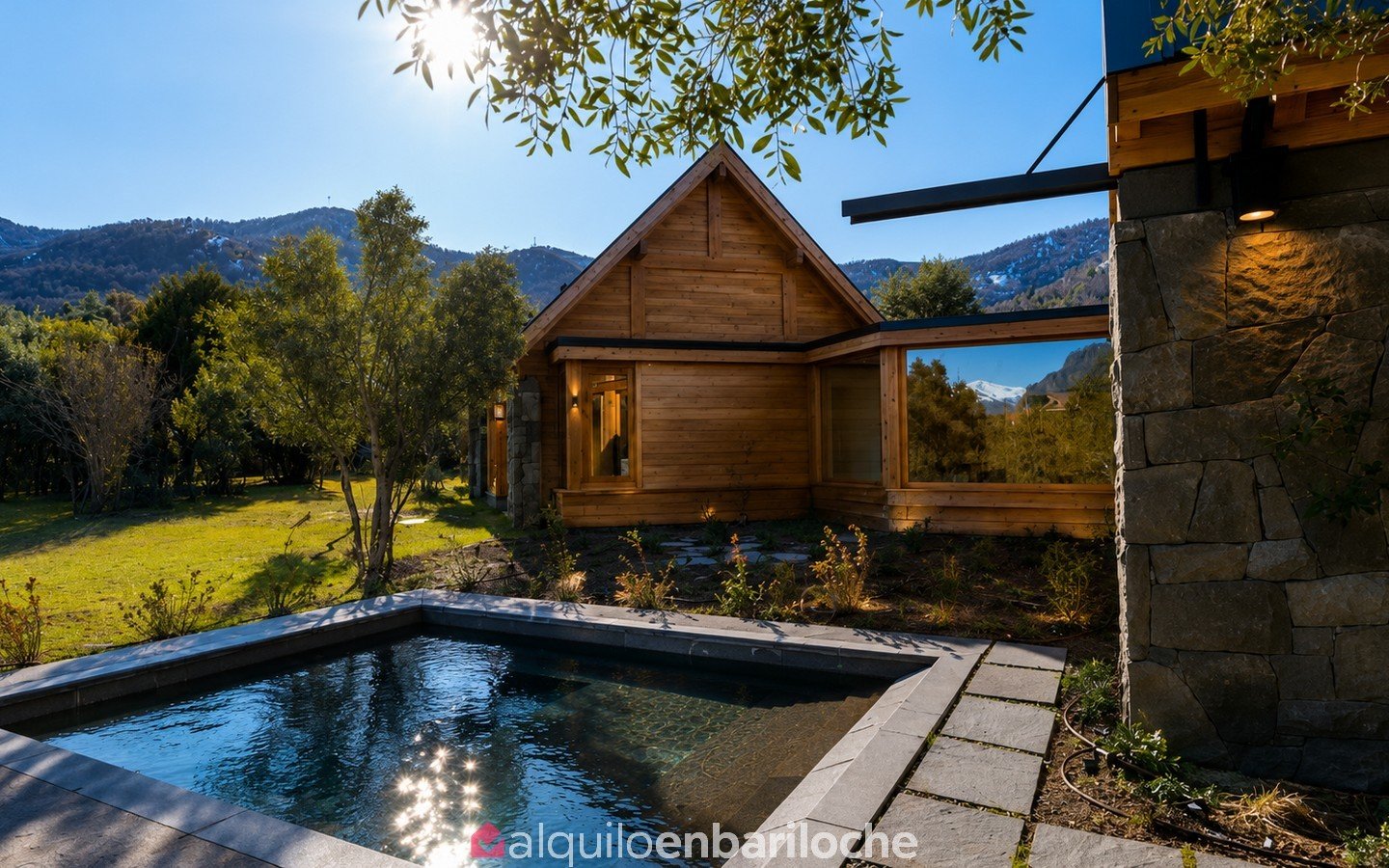 Casa para 12 en Arelauquen con vistas a los cerros y jacuzzi climatizado