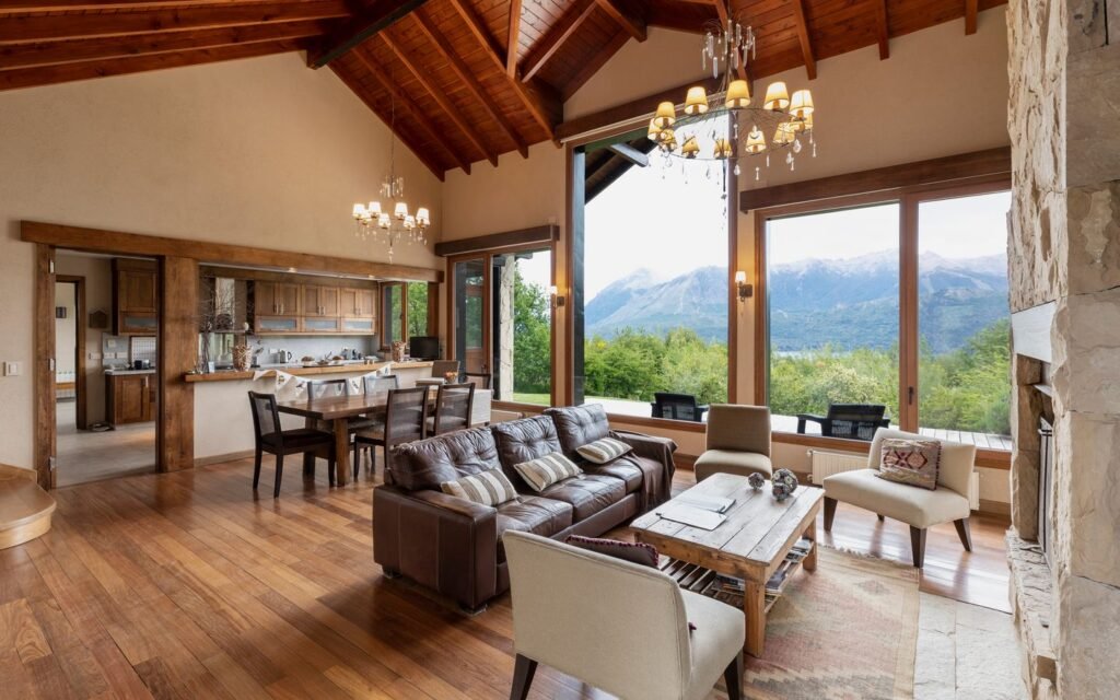 Casa para 11 personas con vista al lago Gutiérrez en Arelauquen