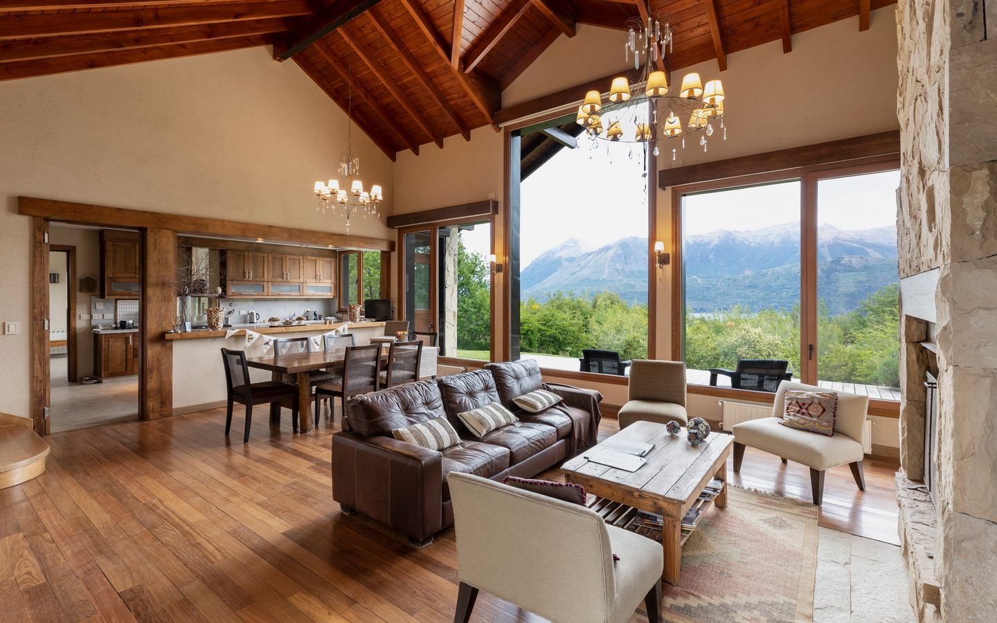 Casa para 11 personas con vista al lago Gutiérrez en Arelauquen, foto 1